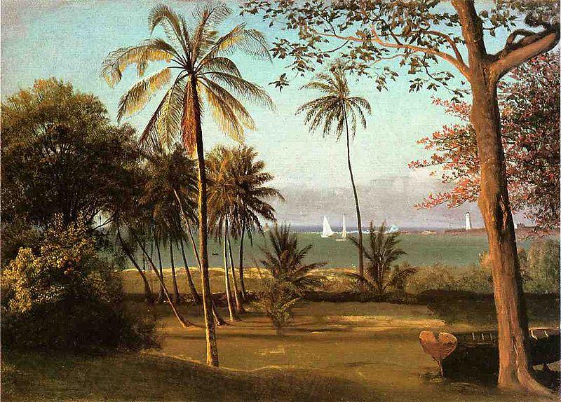 Albert Bierstadt Albert Bierstadt's art France oil painting art